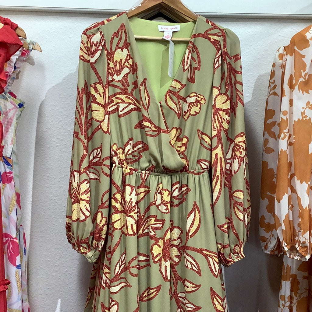FT Sage Leaf Dress