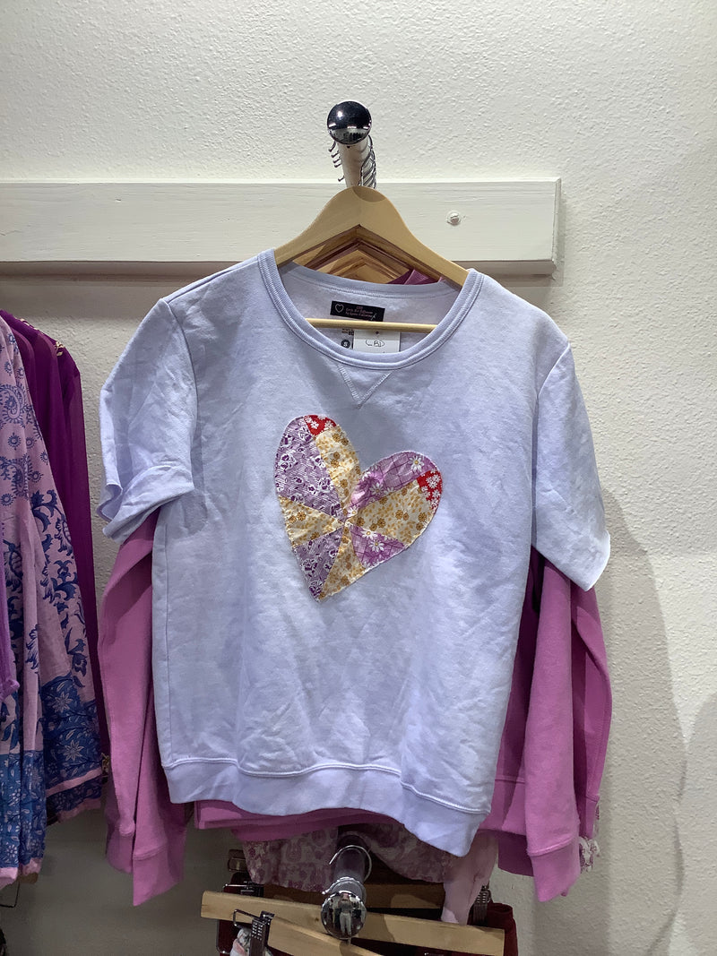 LBD Purple Heart patch sweater short sleeve
