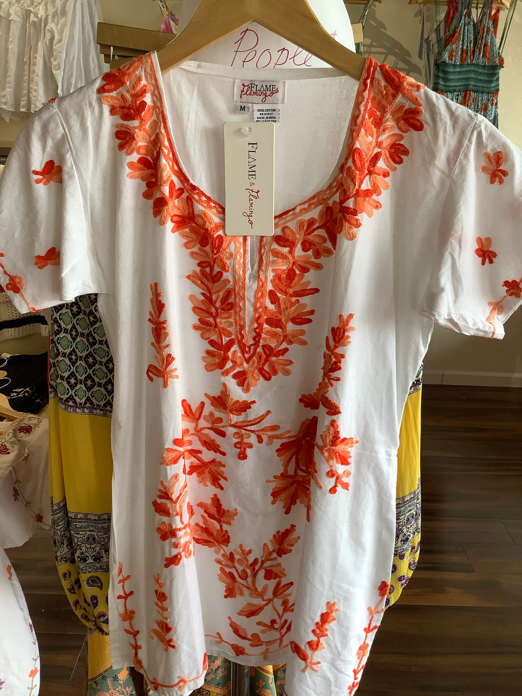 F&F Orange Indian Tunic