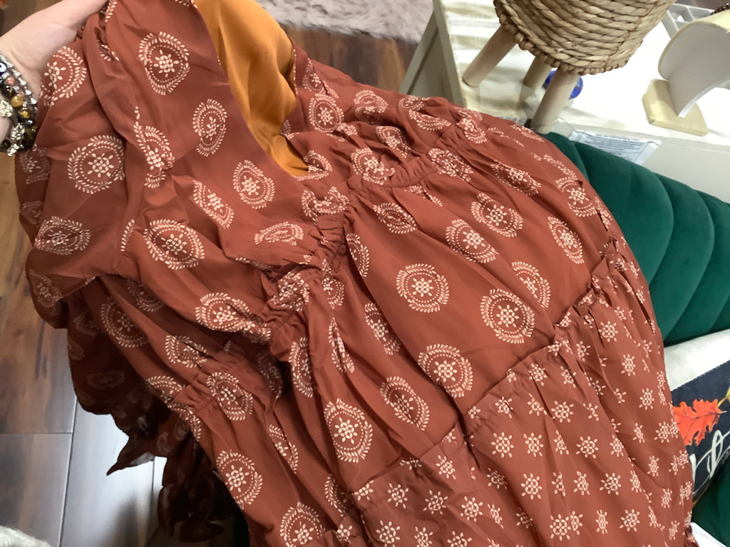 Brown Cowgirl Dress