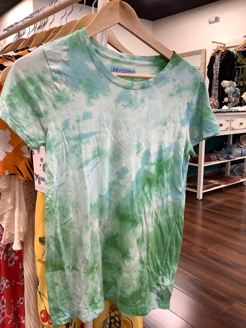 LBD Blue & Green Tie-Dye Shirt