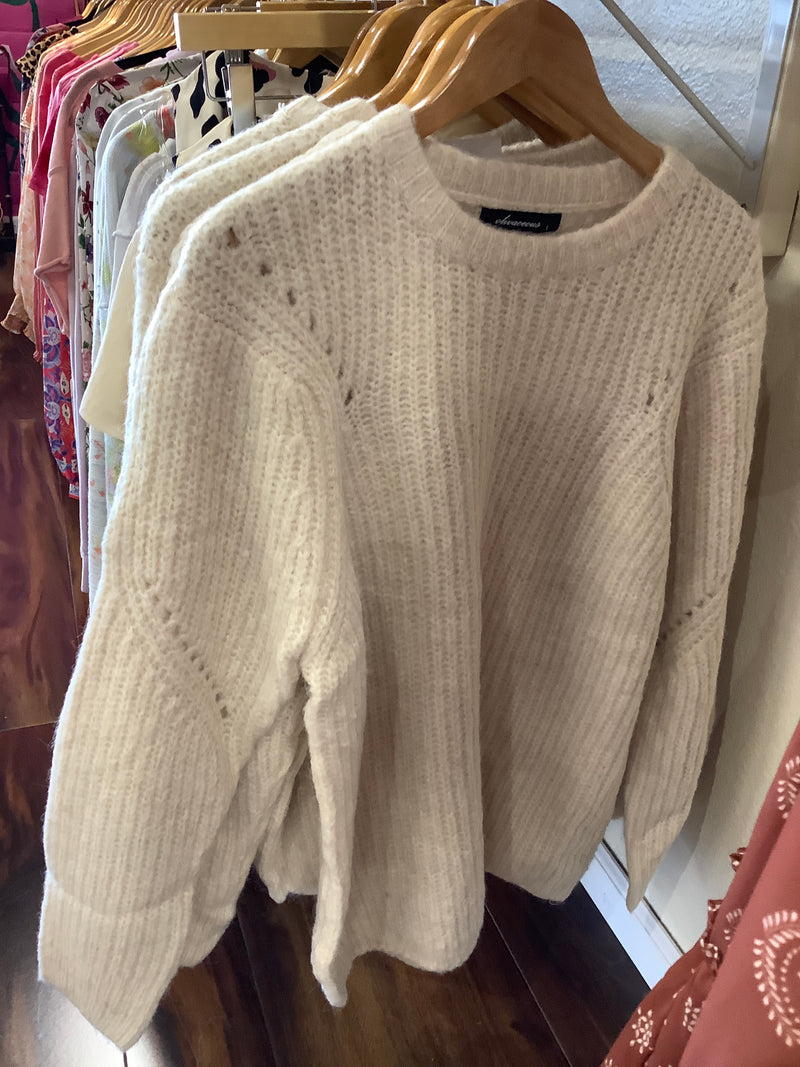 Oliv Oatmeal Sweater