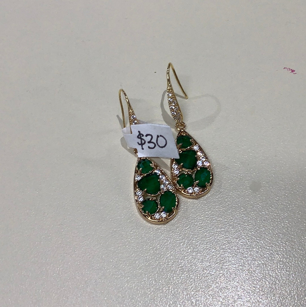 Green Calci Earrings