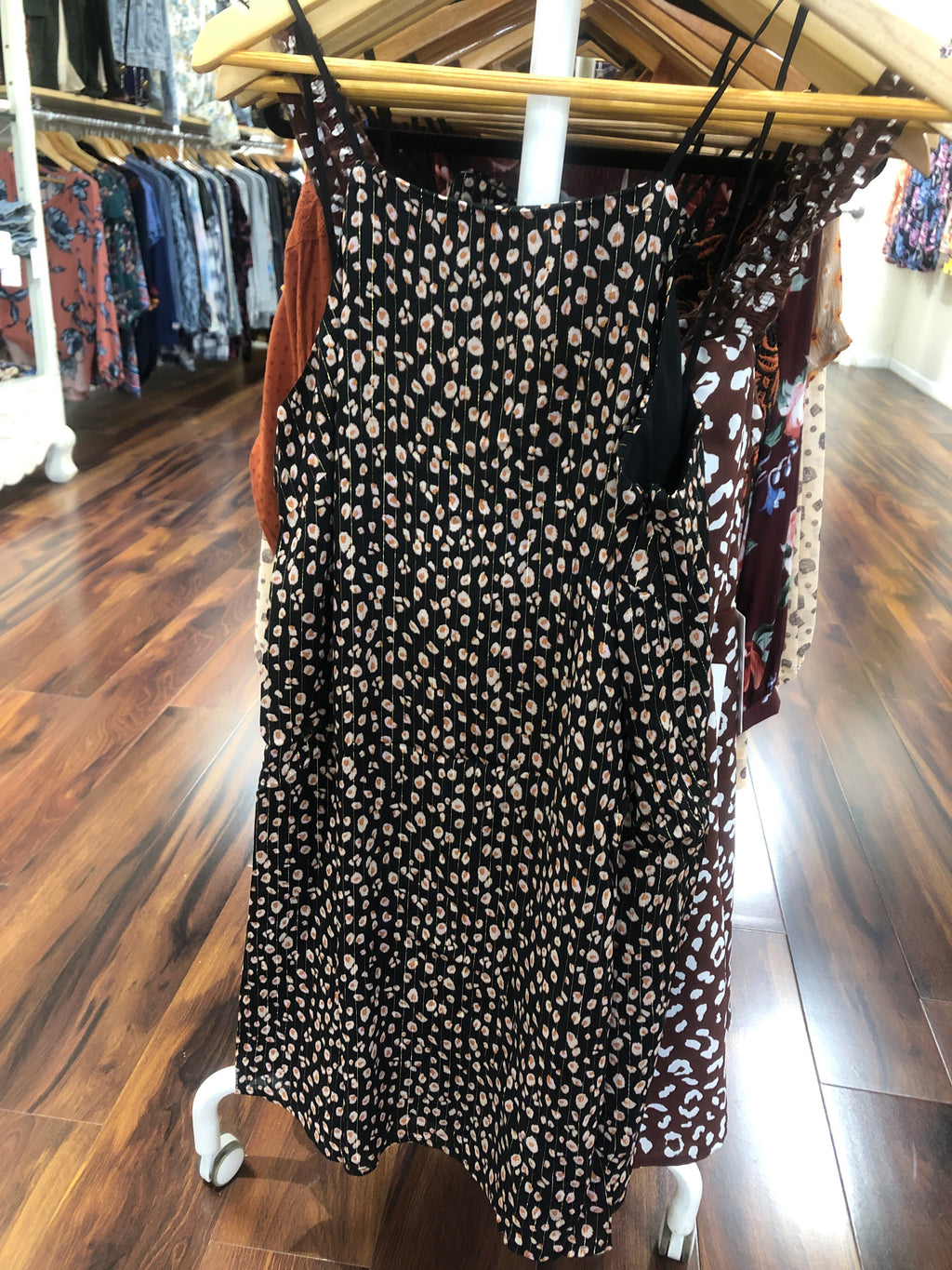EC Black Leopard Dress