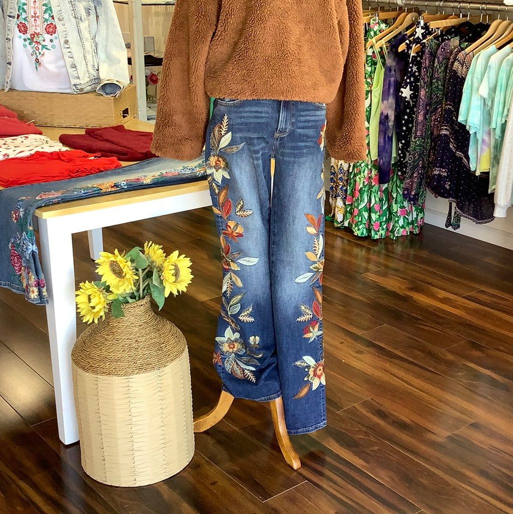 Driftwood Autumn Leaf Jeans