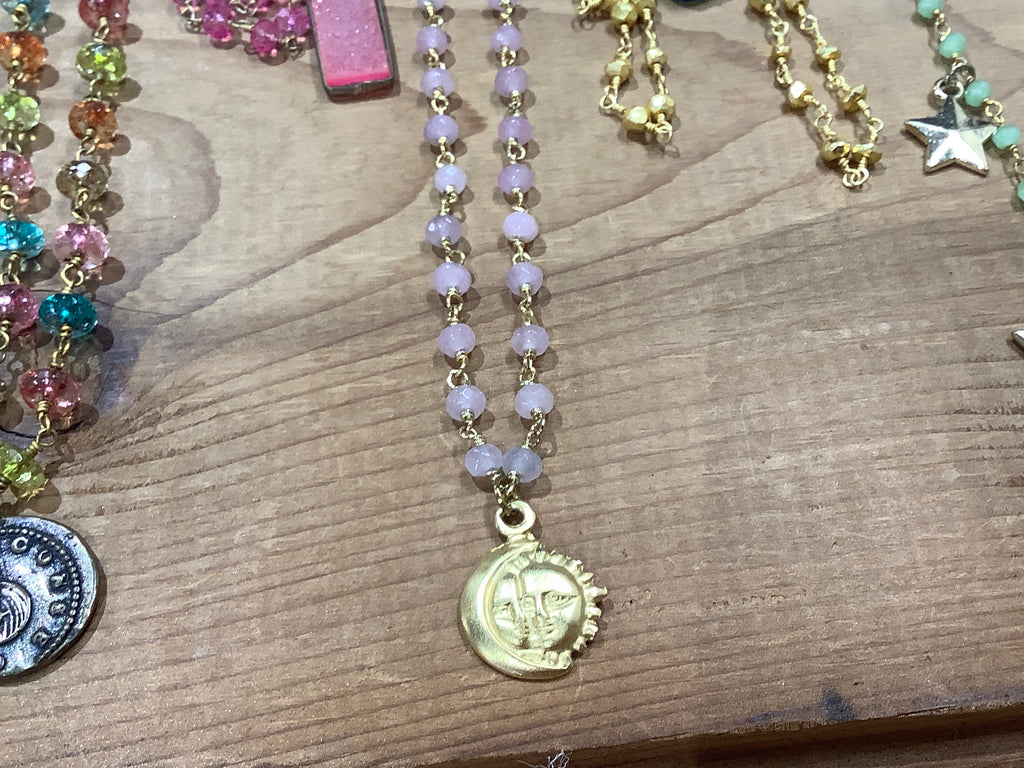 Plum Chalcedony Sun