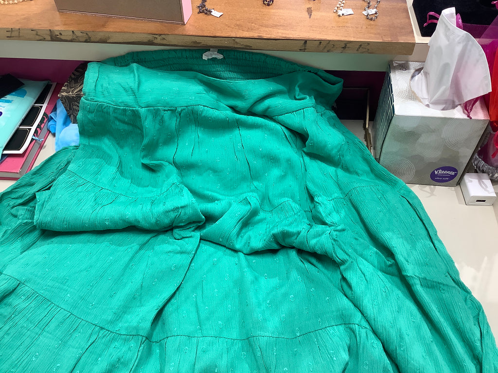 EC Maxi green skirt