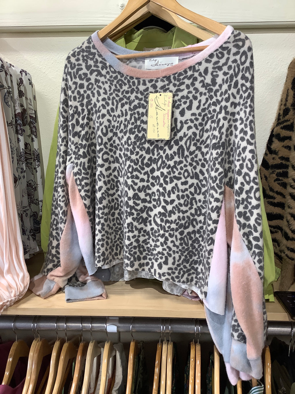 VH Tie Dye Leopard Sweater