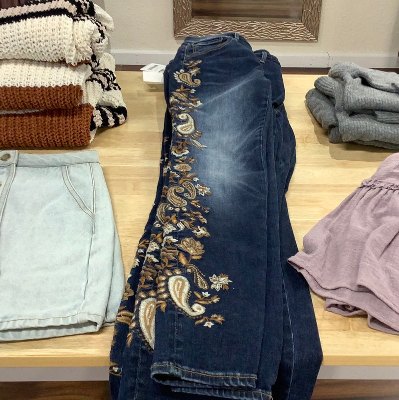 Driftwood Paisley jeans