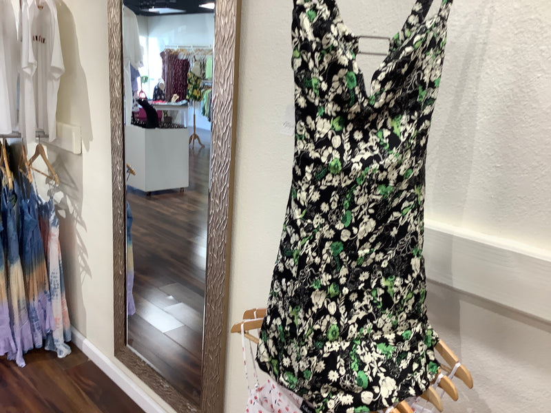 FP black combo dress