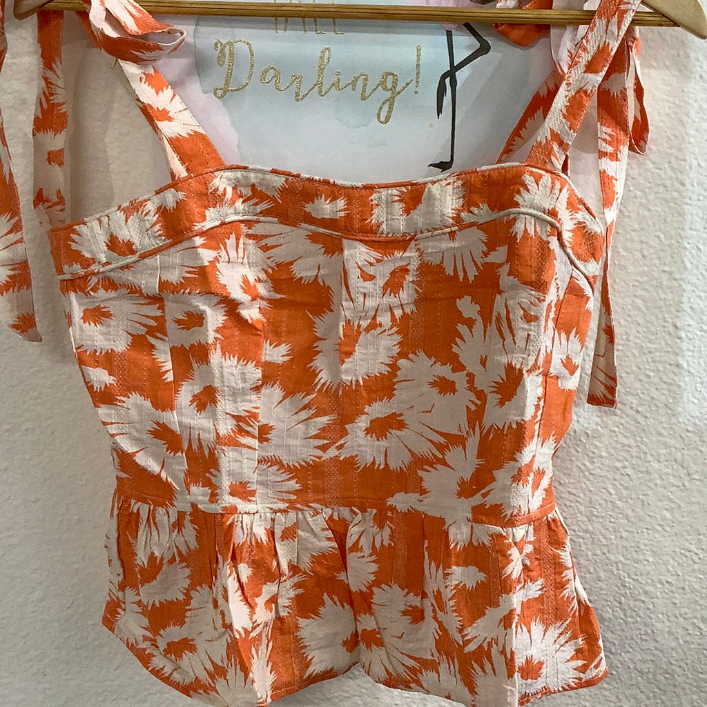 Oliv orange summer top