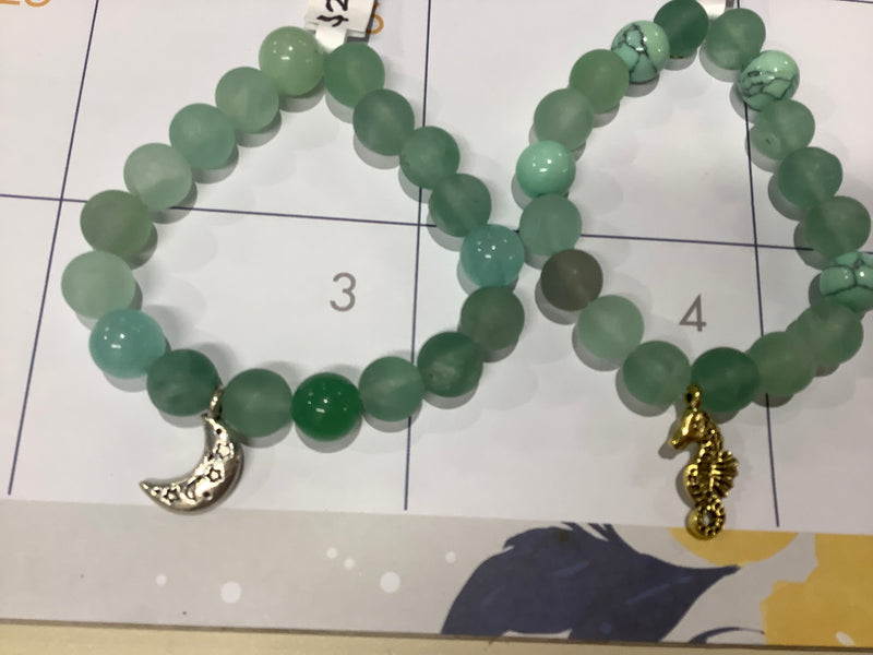 Frosted jade bracelet
