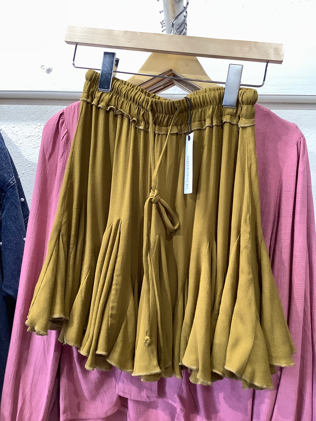 Oliv olive skirt